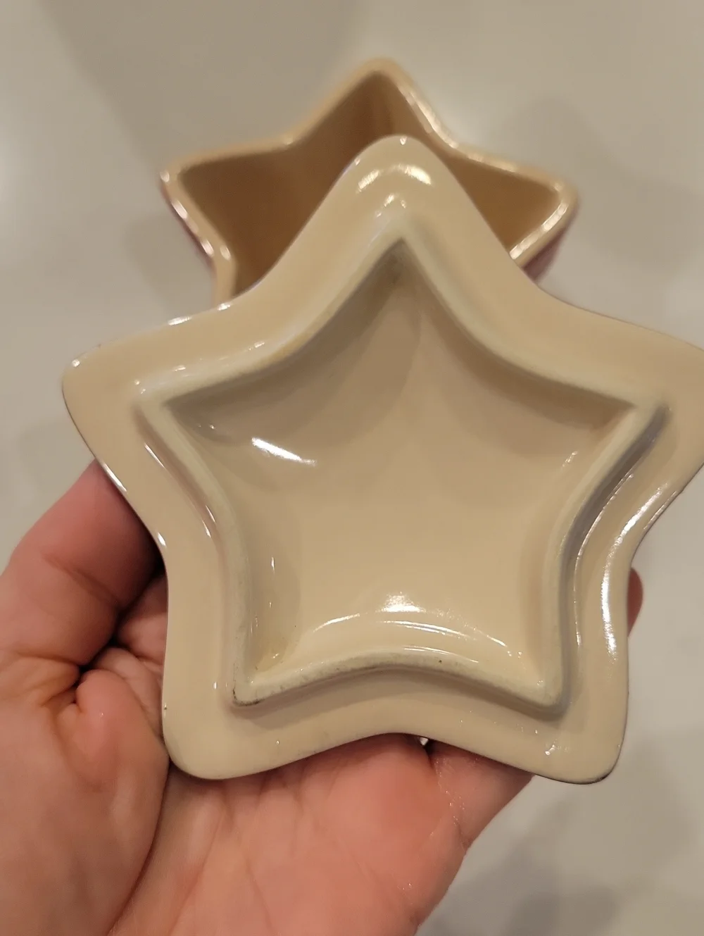 Retired Le Creuset Cerise Red Holiday Star Ramekin